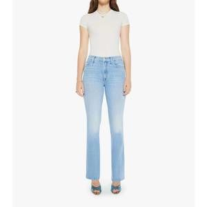 NEW MOTHER desperado slim straight jeans in blue